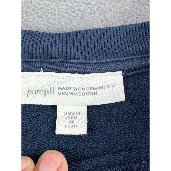 Pure Jill J. Jill Size EX Small petite Authentic Tie-Dyed Dress 3/4 Sleeves - Picture 3 of 9